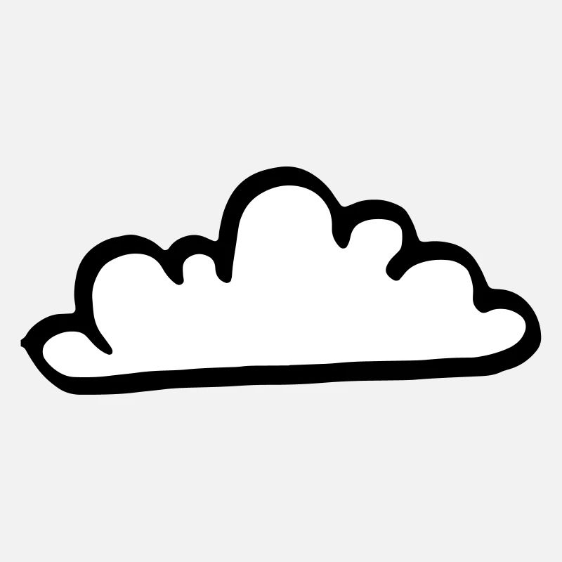 Cloud at the sky - vector