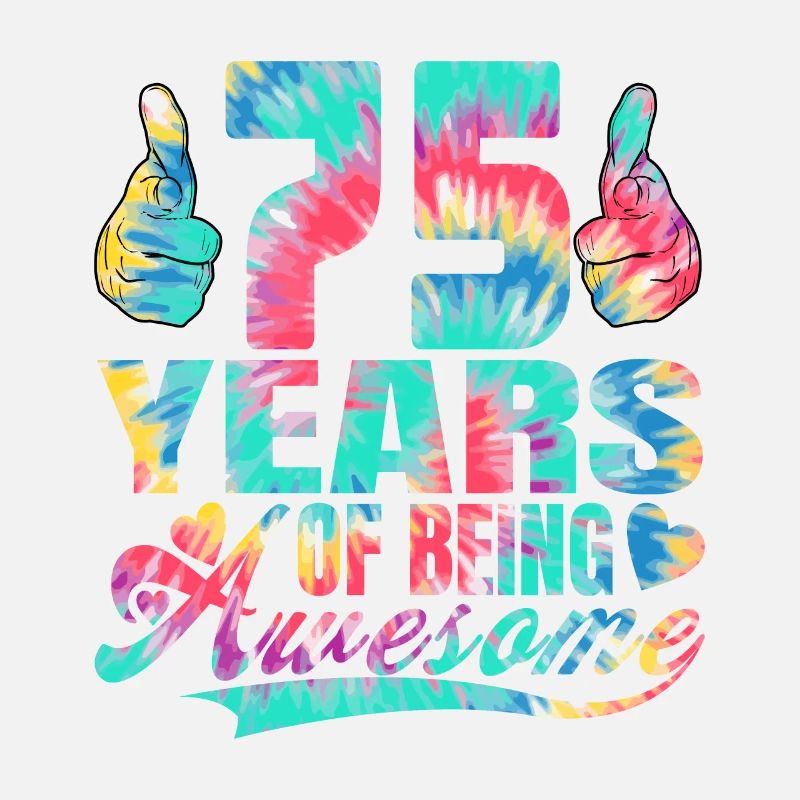75. Geburtstag Oder Jahrestag 75 Years Of Being