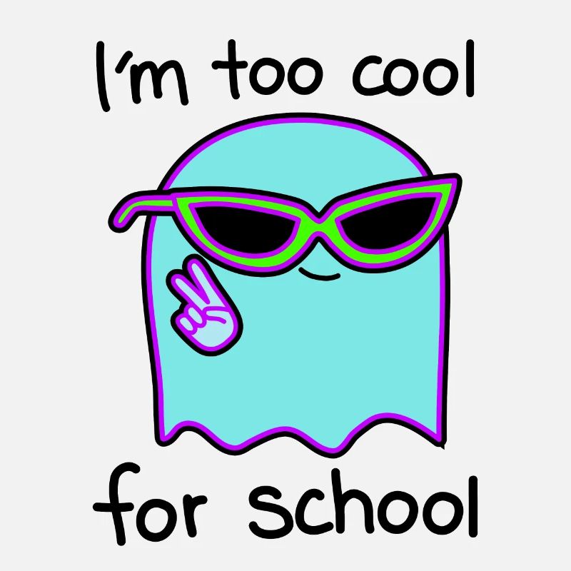 Décontracté et effronté à cool pour l’école
