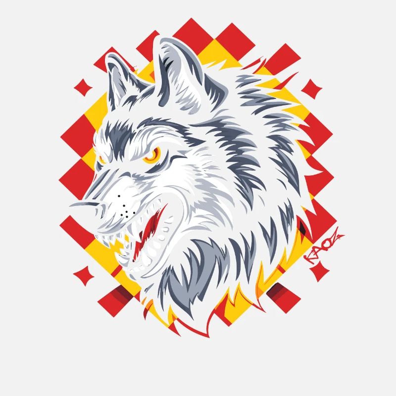 The Big Bad Plaid Pattern Wolf