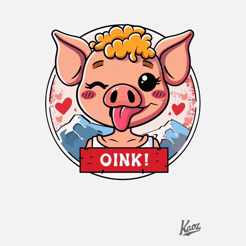 Petit cochon mignon : OINK !
