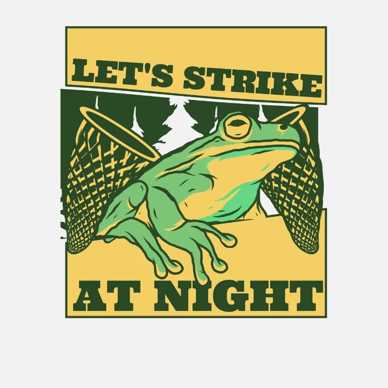Let's Strike At Night Toad Tadpole Frog