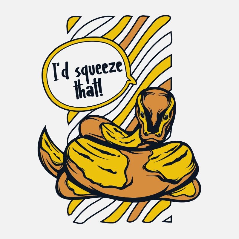 I'd Squeeze That Python Schlange Banana Ball