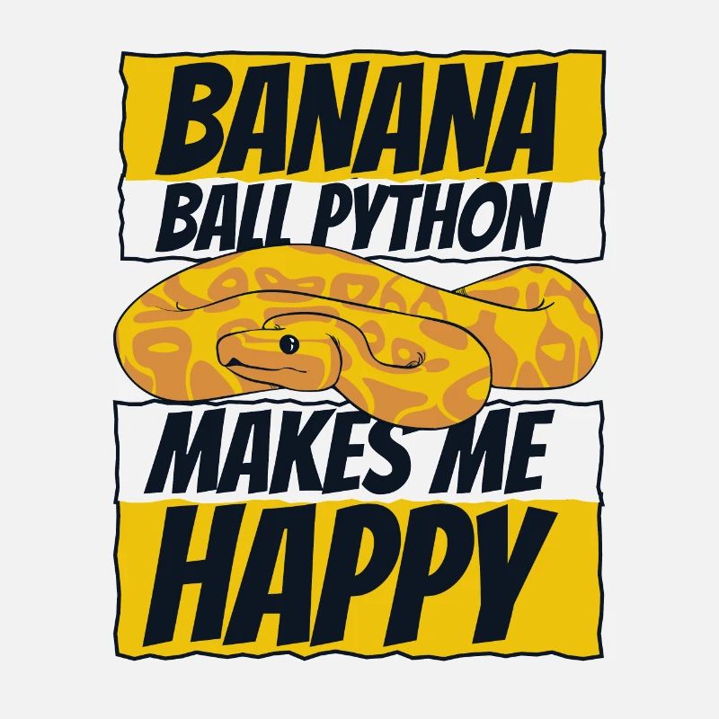 Makes Me Happy Schlange Python Banana Ball Python