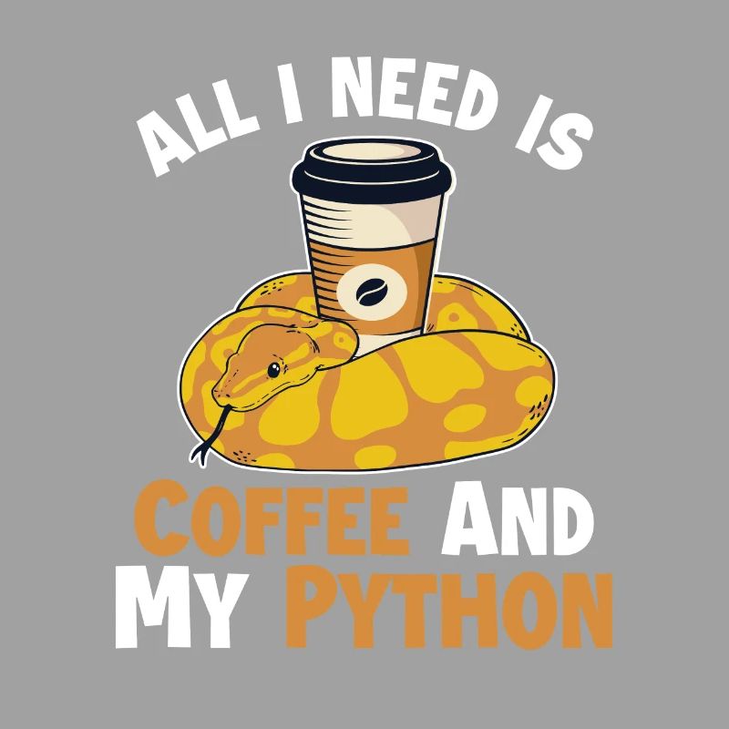 Café et Python Python Snake Banana Ball
