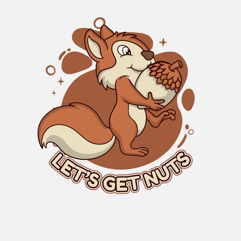 Let's Get Nuts Squirrel Fox Squirrel Squirrel
