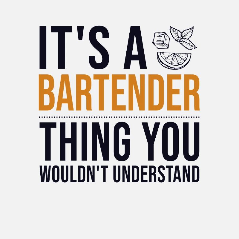 It's a Bartender Thing Barman Bartender Barmaid