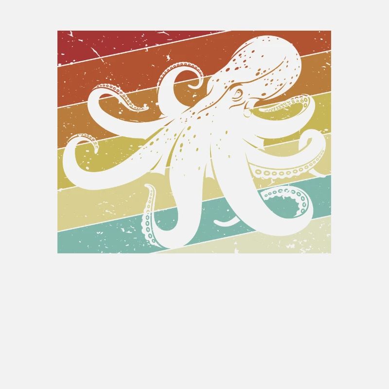 Rétro Céphalopode Octopodes Octopoda Lover Octopus