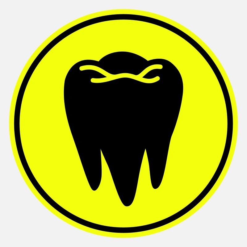 Symbole de l’icône de dent
