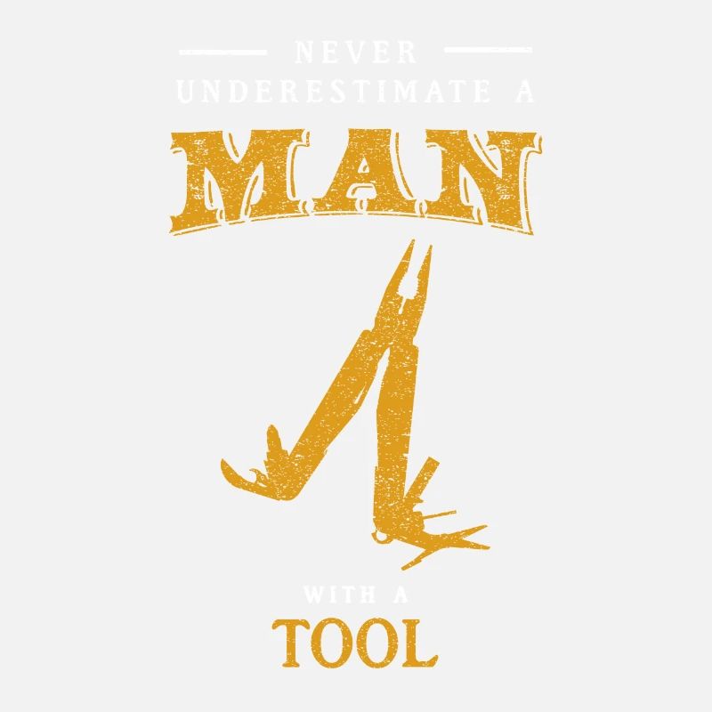Never Underestimate A Man with a Tool Funny Shirt