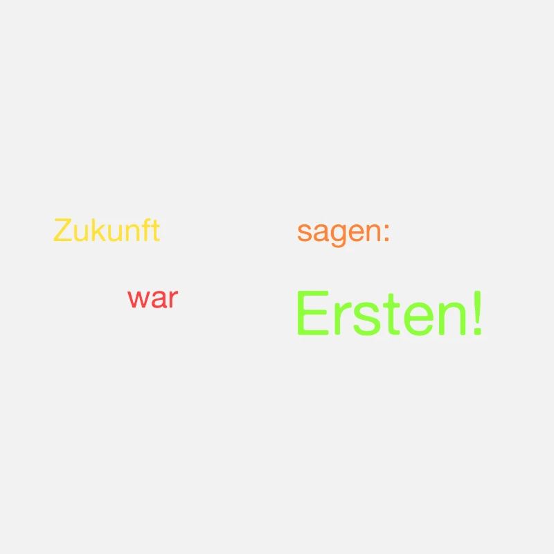 " Ich war einer der Ersten!"