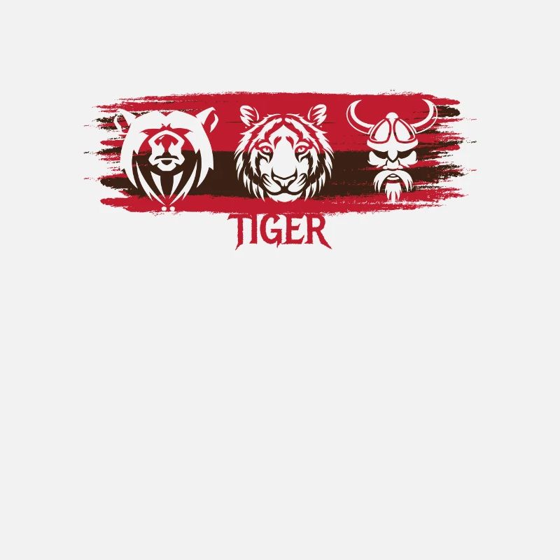 Bär Tiger Mann Bart Bärtiger Mann