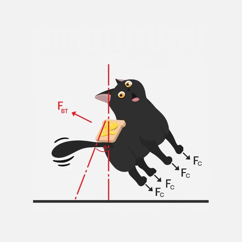 Buttered Cat Paradox Math Physics Cat