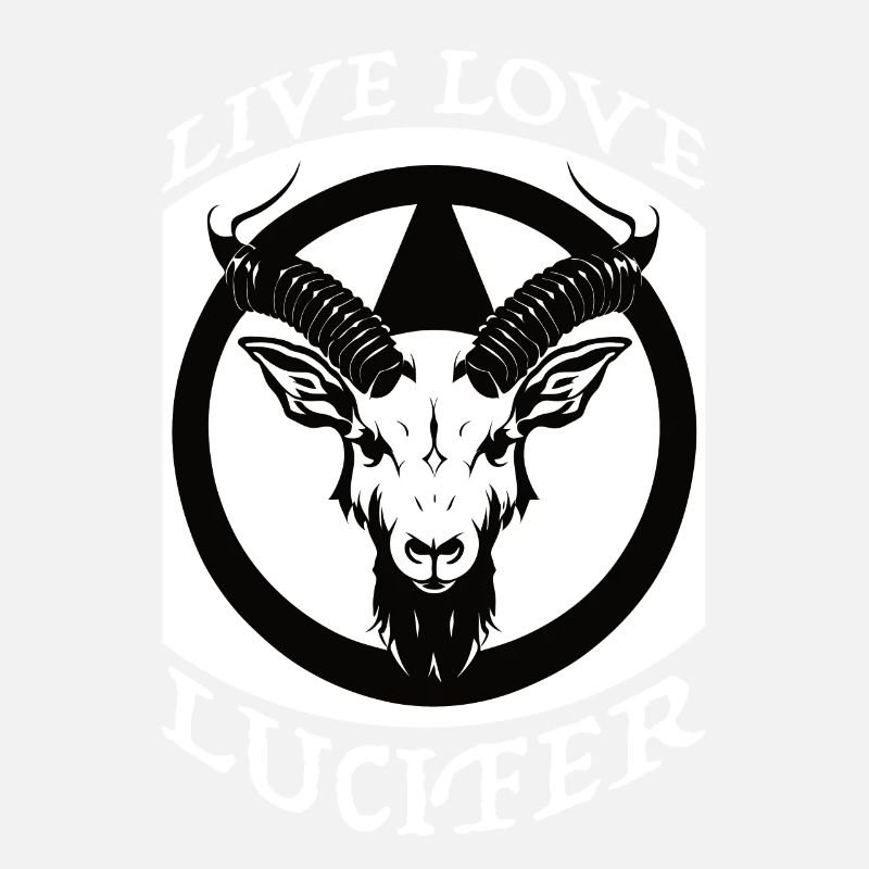 Occult Demon Lucifer goat Geschenkidee