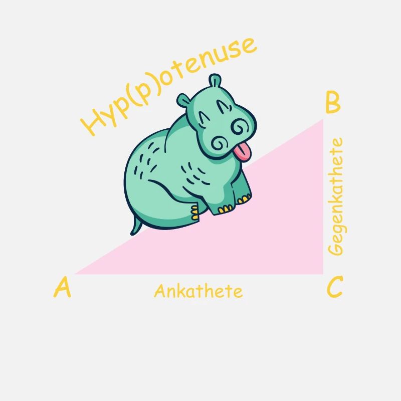 Professeur de mathématiques mathématicien Hippotenuse