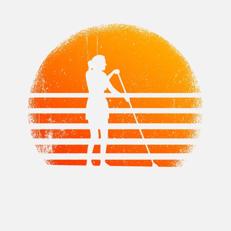 Paddleboard Coucher de soleil Paddleboarder