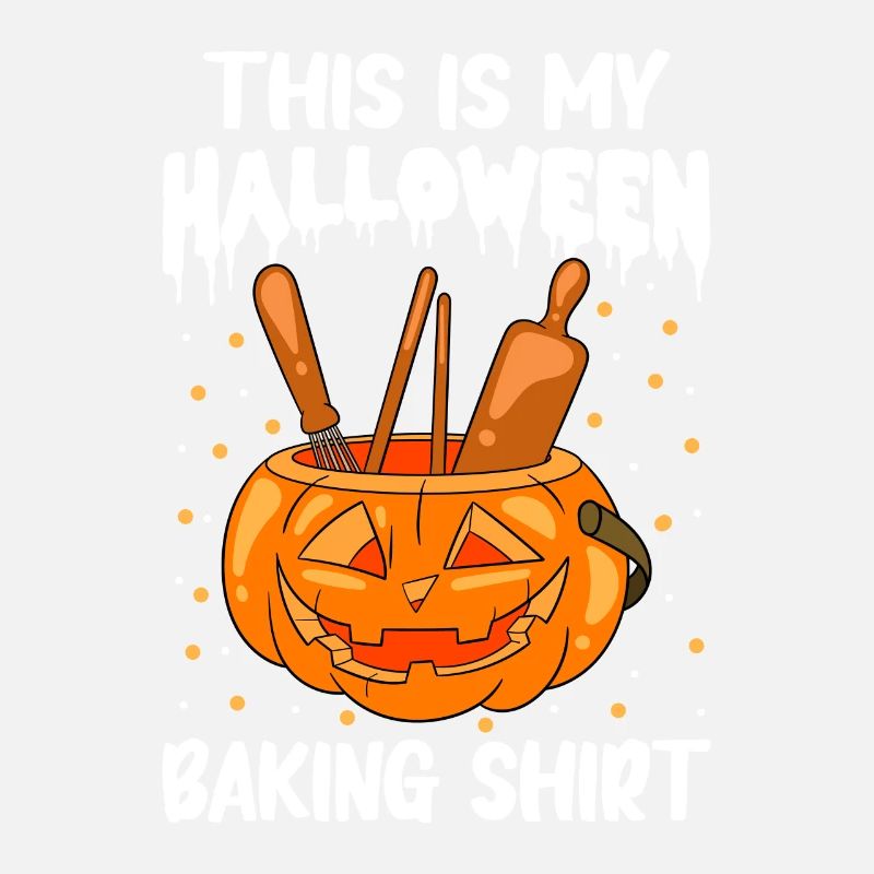 Bäcker Halloween Geschenke Konditor