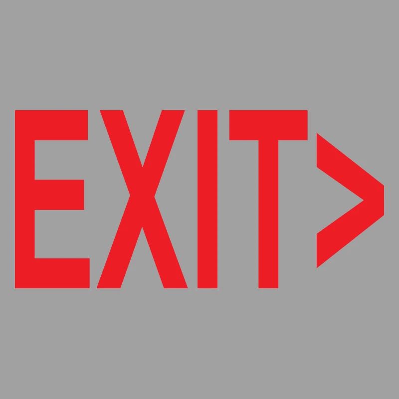Exit / Exit / Emergency Exit