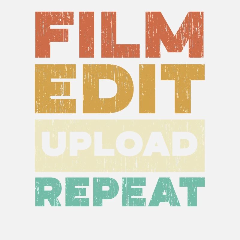 Filmbearbeitung Upload Repeat Content Creator Vlogger