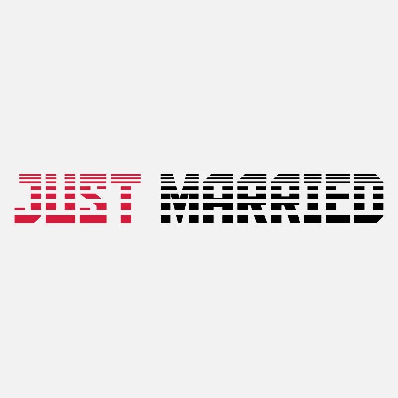 Just Married Text Logo Design