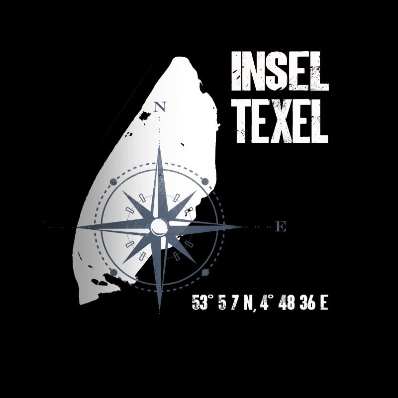 Texel North Sea island coordinates map vacation