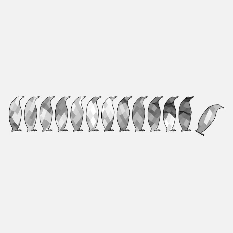 Pinguine mit Polygon