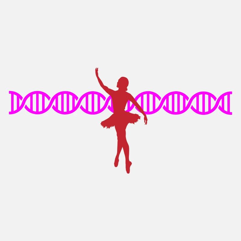 ADN de danseur de danse classique ADN | Couleurs modifiables