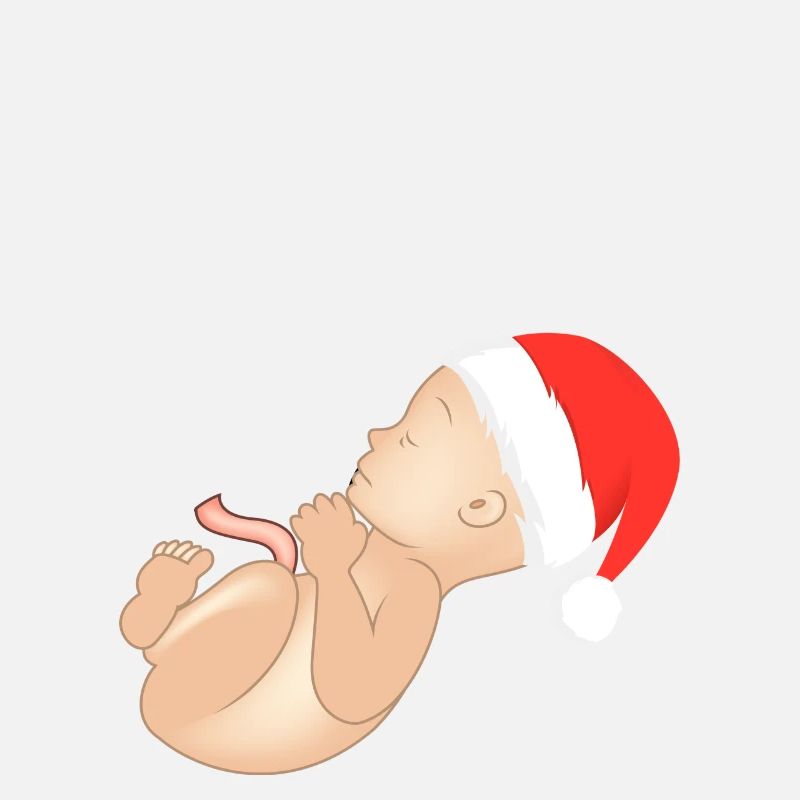 Noël grossesse enceinte ventre de bébé