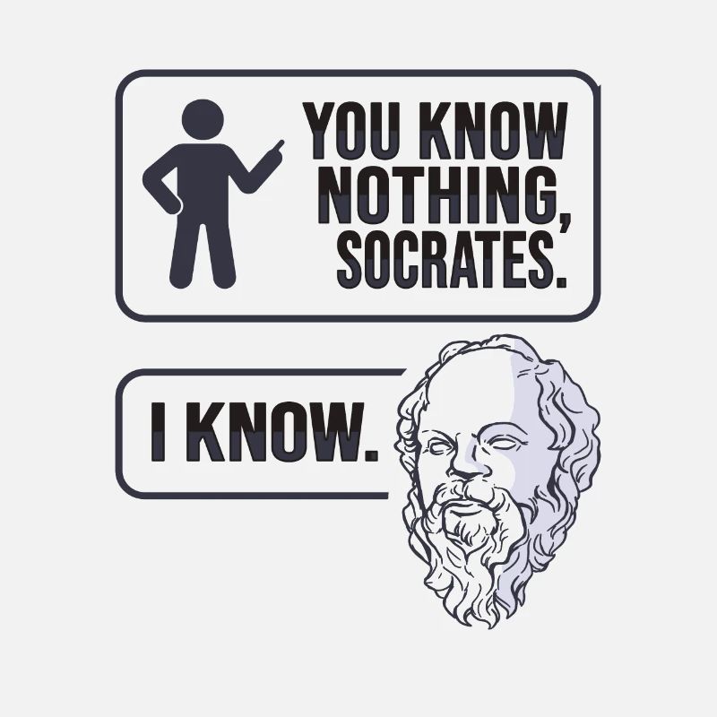 Socrates Philosophy Design for a philosopher
