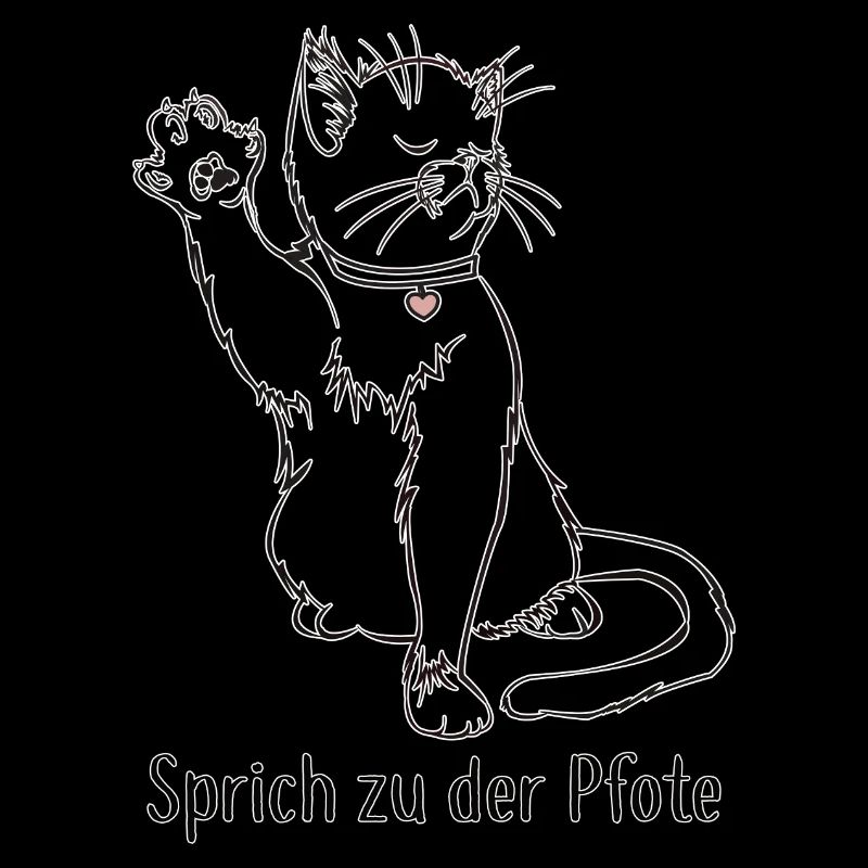 Sprich zu der Pfote Katze Geschenk