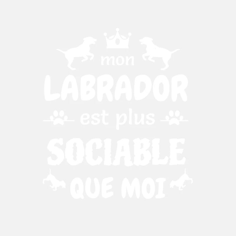 Mon labrador est plus sociable que moi