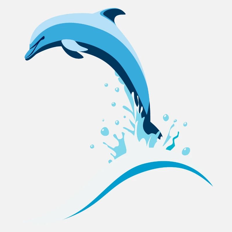 Springender Delfin