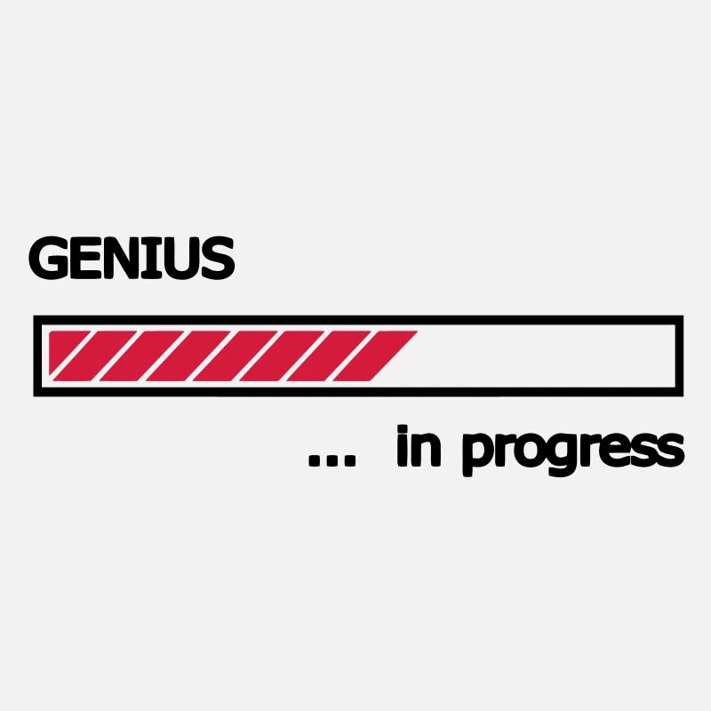 Genius in Progress Ladebalken Loading Bar