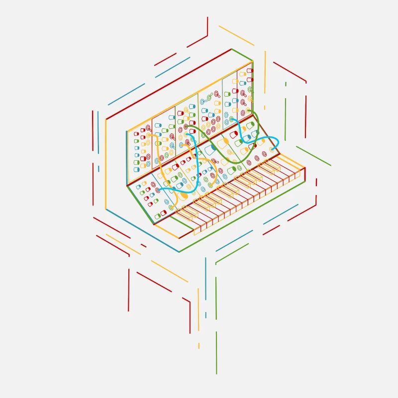 Synthétiseur Modulaire Multicolore