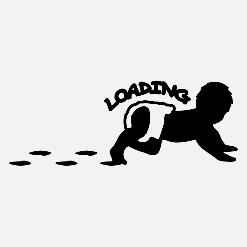 Baby Is Loading Logo Design