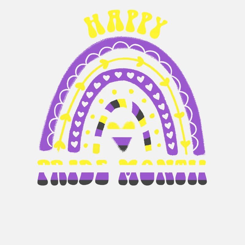 Happy Pride Month Nonbinary Regenbogen
