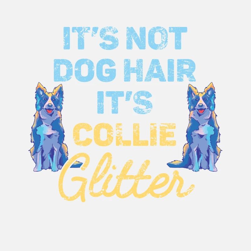 Conception unique de border collie pour
