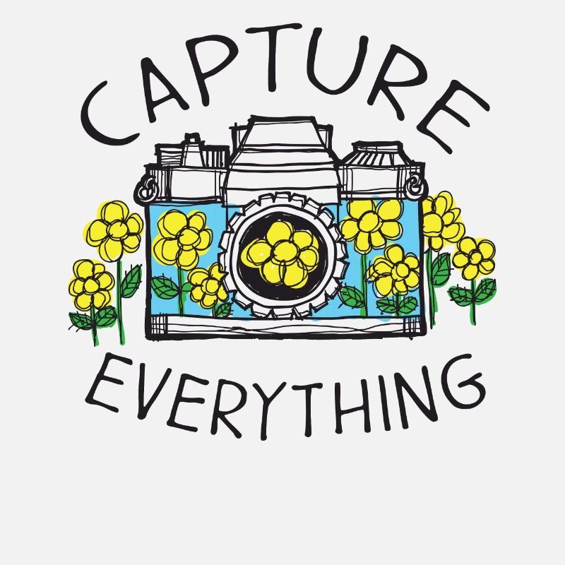 Capture Everything Lively Floral Camera Visual
