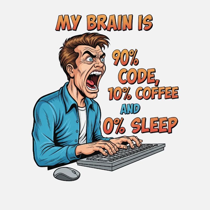 0% Sleep: Code & Coffee Power!