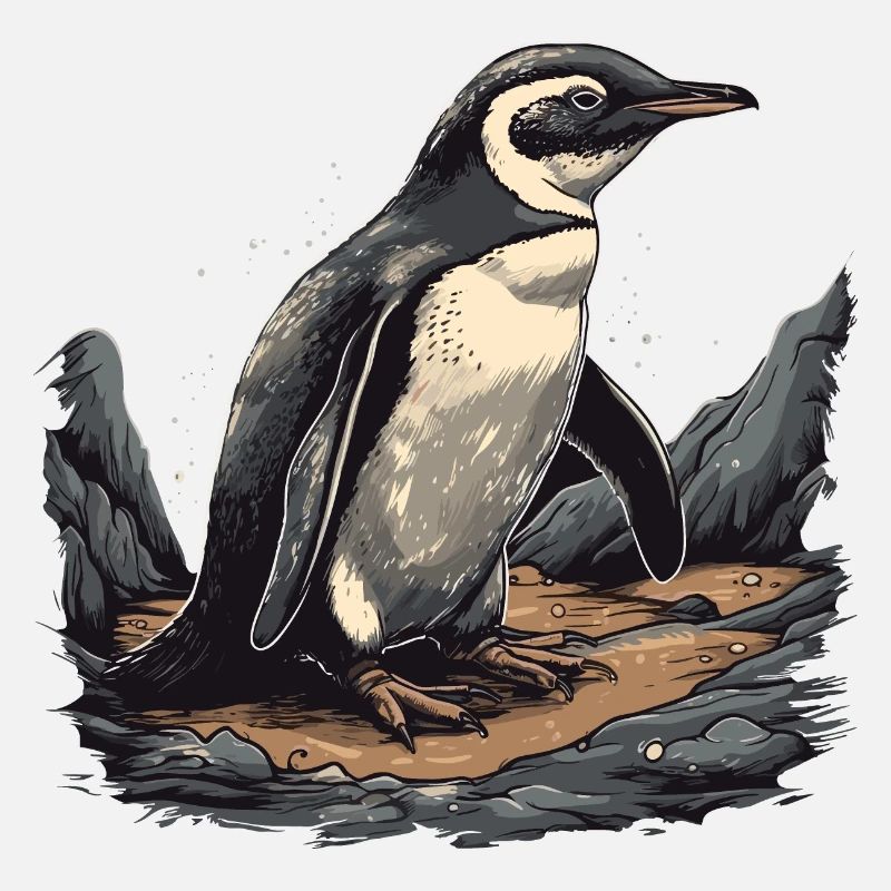 Pingouin Bébé Oiseau Poussin