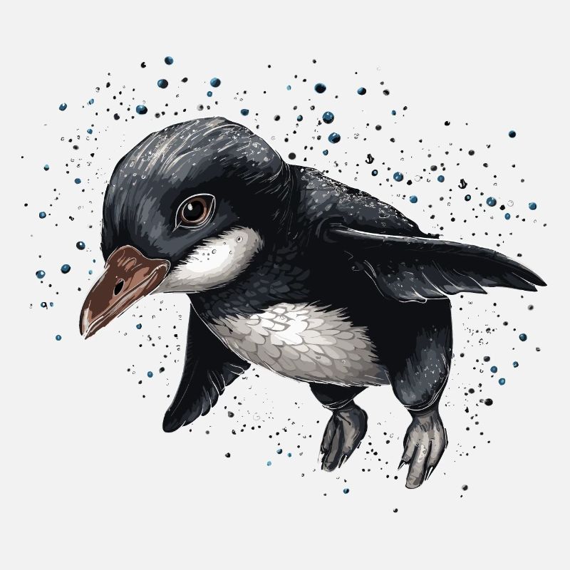 Pingouin Bébé Oiseau Poussin
