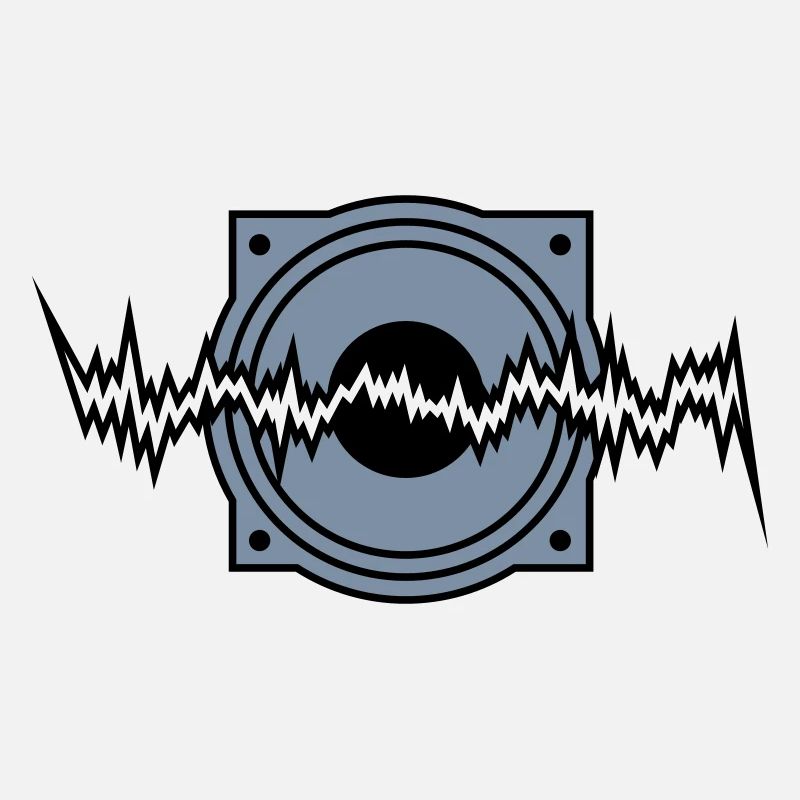 woofer basse techno rythme sonore de boîte à