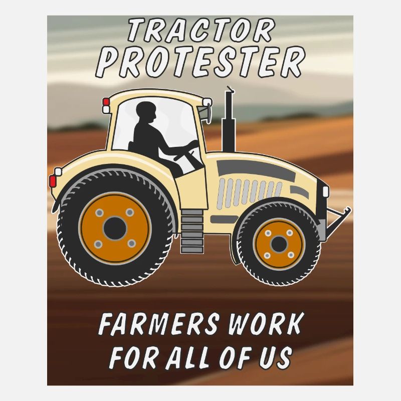 TRACTOR PROTESTER