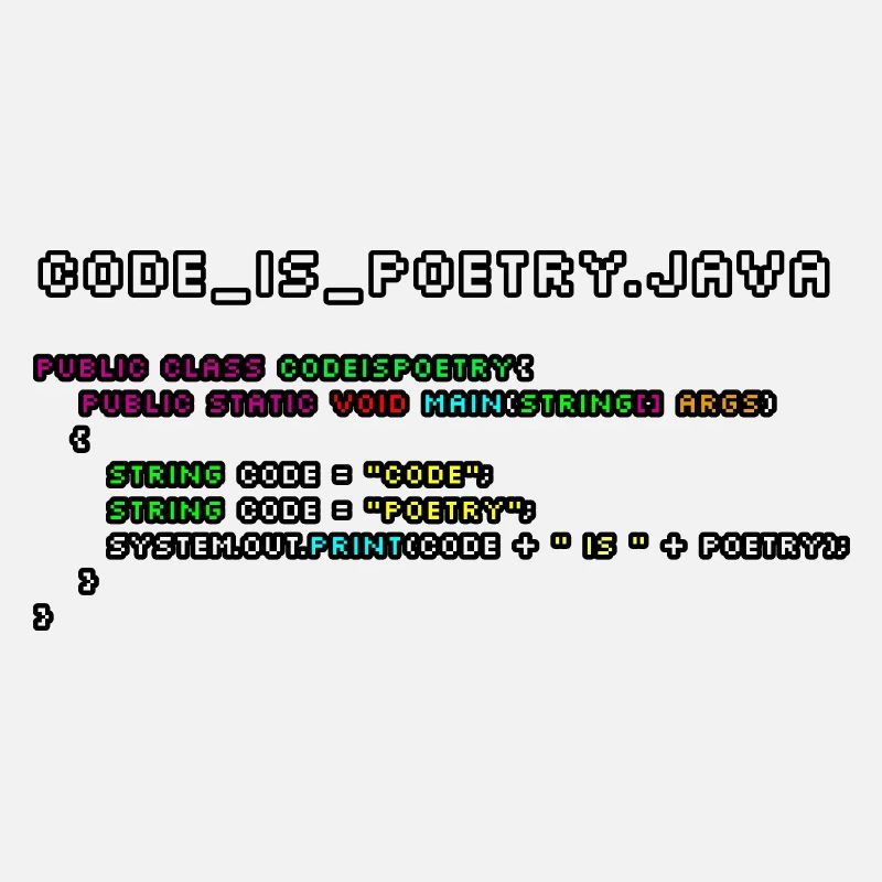 Le code est poetry.java