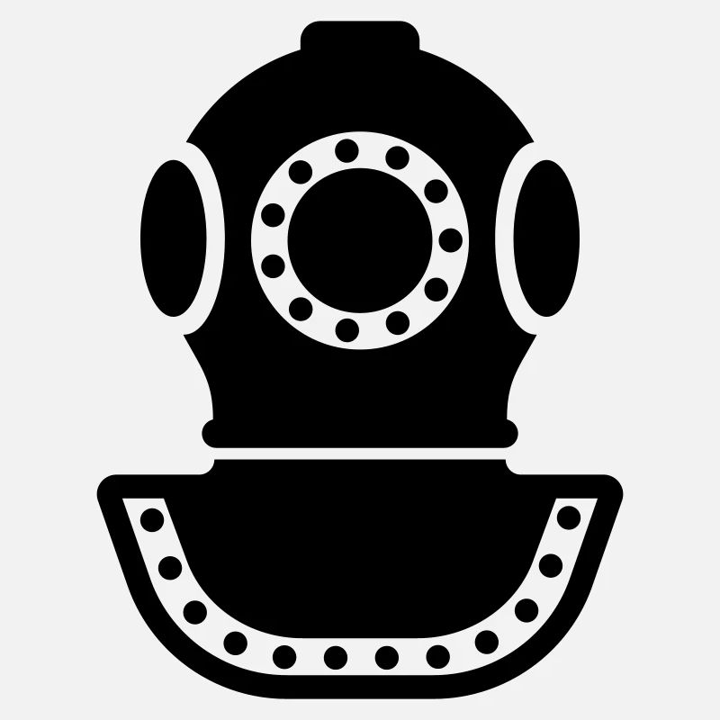 Casque de plongée Symbole de plongée