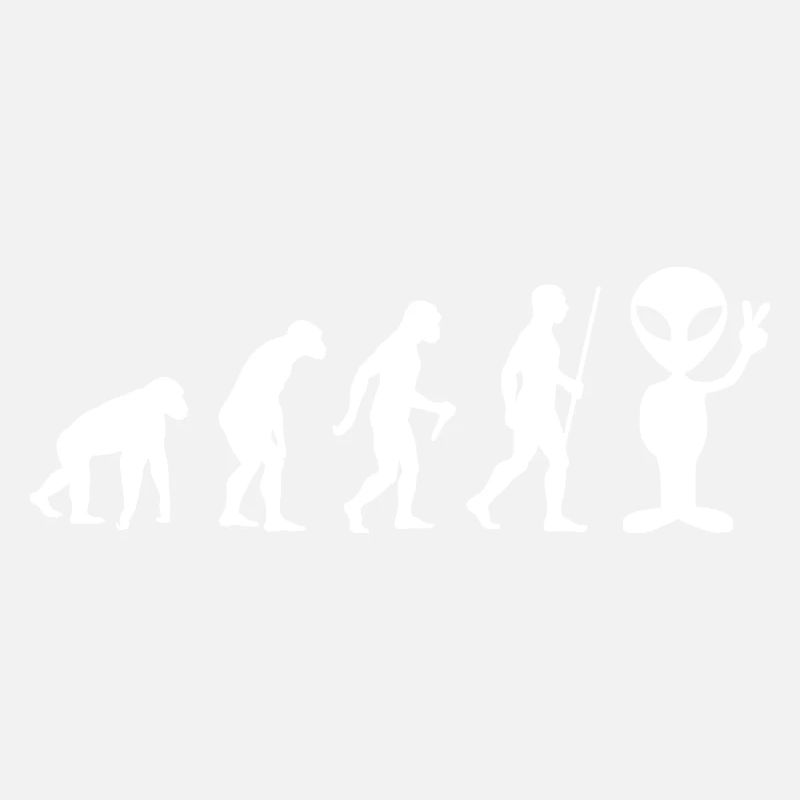 Alien Peace UFO Evolution Idée cadeau 005-076