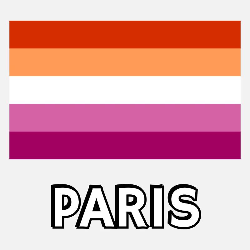 Drapeau de la fierté lesbienne Paris
