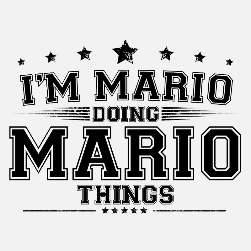 i’m Mario doing Mario things