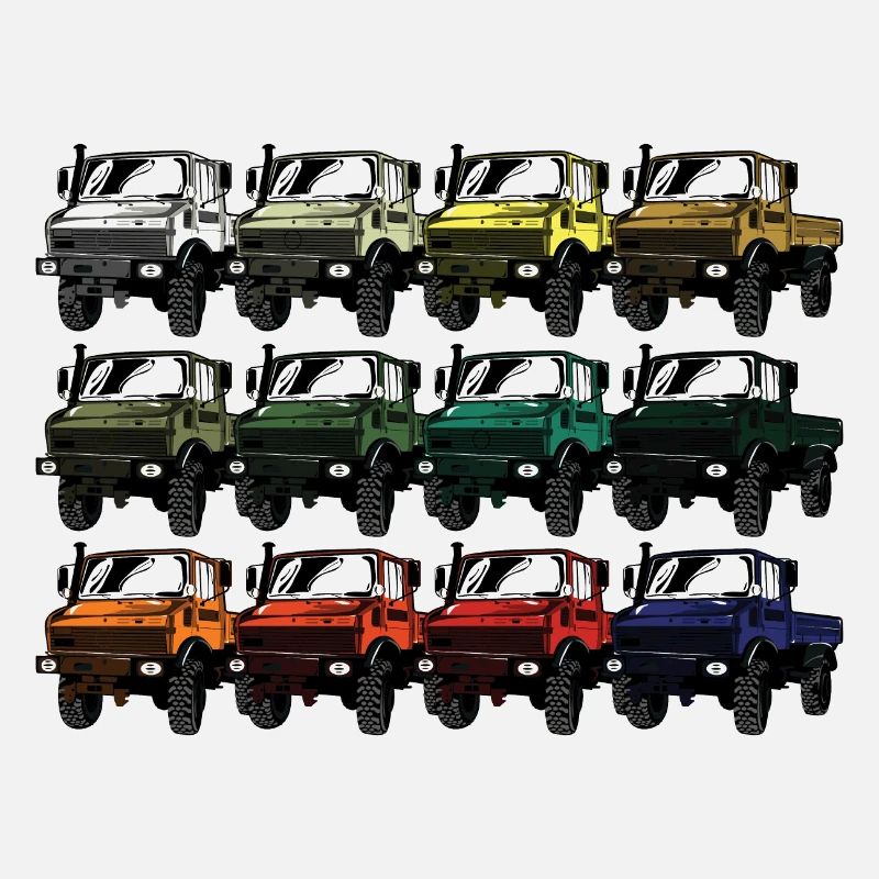 Farbpalette Unimog - Oldtimer - Regenbogen anders