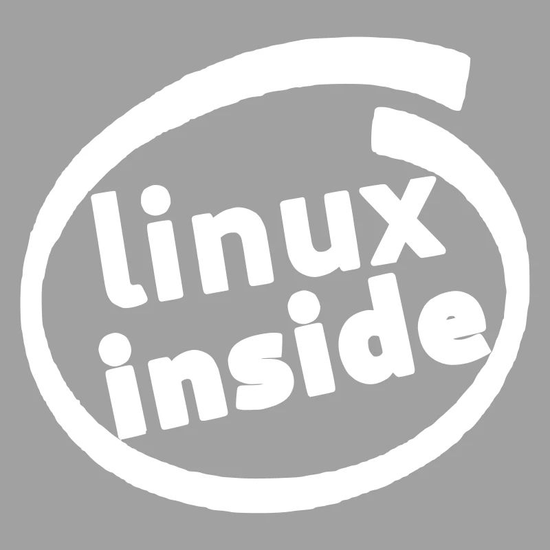 LINUX INSIDE TUX PROGRAMMER LOGO NERD GIFT